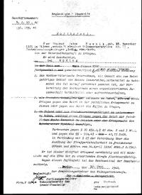 German arrest order from year 1940
