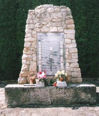 monument to commemorate the victims of the tragedy, Zákřov