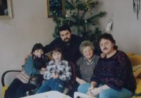 Jiří Kornatovský with his family