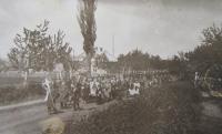 Religious procession during a festival in Novostavce in Volhynia in 1939
