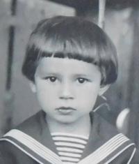 Alois Hovadík as a child
