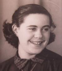 Marie Andělová v roce 1954