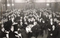 Czech-Jewish Congress, (grandfather in the middle row in the middle), Prague February 1939