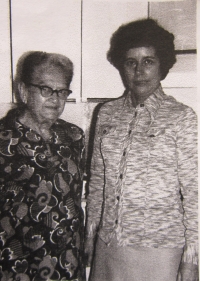 Vladimír Hamal's mother, Adelheide Hamalová, left