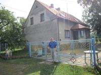 Jaromir Polasek in front of his house in Lubina