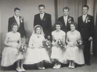 Wedding Anne Polášková in 1963
