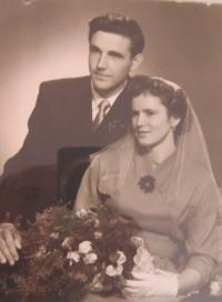 Josef Sedoník with his wife Jarmila