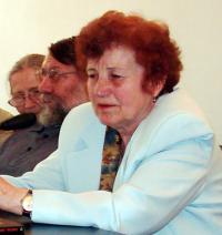 Lucreţia Jurj în 2003, la Şcoala de Vară de la Memorialul Sighet