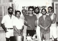 Hunger strike for passport (Tibor Phillip, Ferenc Kőszeg, Tibor Pákh, Róbert Pálinkás, Ferenc Kelemen, Péter Bokros , Gyula Erdész)