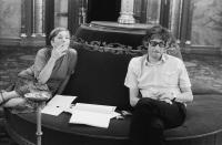 Ottilia Solt and Gabor Havas in the Parliament, cc. 1992