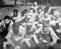 Scout photo from his brother's estate: scouts from Palkovice