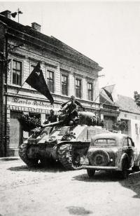 1945 - the arrival of the Americans to Janovice 