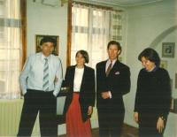Jan Urban (on the left side) with his majesty prince Charles and wife Elena