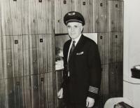 Pavel Tauber, pilot of Czechoslovak airlines in the 70's