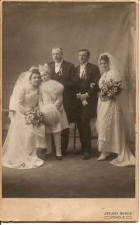 Wedding of Václav Svoboda (senior) and Marie Štrosová, the mother of the witness, Václav Svoboda