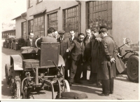 The Svoboda Company in Kosmonosy, already without illegally expelled Václav Svoboda during the National Administration, around 1946