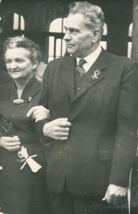 Parents of Jaroslav, wedding of Zdeňka and Jaroslav, Prague, 1962