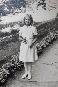 One of forty-two children from Death Valley at the Dukla Pass, which Květoslava Barton arranged stay in Olomouc in the years 1946 -47