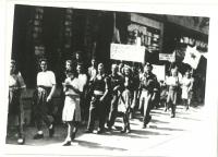 Članovi SKOJ-a na susretu u Zagrebu u svibnju 1945.