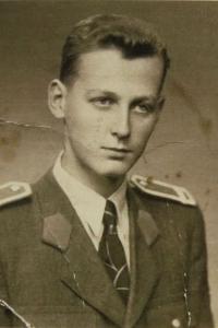 Jaroslav Čihař, in a miner's uniform, 1951