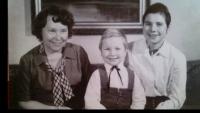 Iva as a child, sister and mother