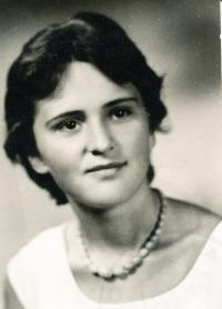 Helena Medková jako studentka AMU