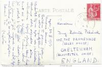 The postcard to brother Zdenek to England, 1939