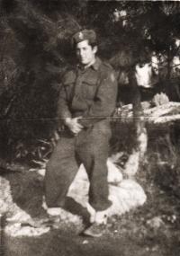 During military service in Israel, year 1952