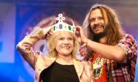 crowning, Martin Věchet the founder of the festival together with President Havel