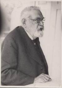 pradědeček František Křižík ve věku cca 90 let
