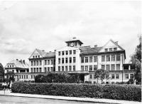 Mšeno, school, about 1950