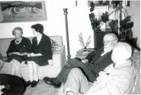 Andula and Jiří (Běla´s brother) Křížek with the Maceks, Vancouver, 1968