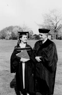 Vladimir´s sister Milena´s graduation from UBC, Vancouver 1956
