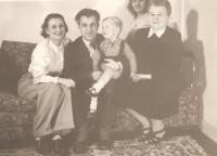 The Krajina Family, Christmas, Vancouver 1949