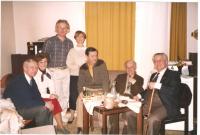 Prof. Krajina (right) and Vladimir (front) with their relatives, Prague 1990