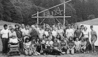 Čtvrtý katolický esperantský tábor v Herborticích v roce 1972 