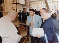 Jan Paul II. and Miloslav Šváček 