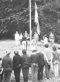 The first Catholic Esperanto Camp in Herbortice in 1969