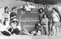 The third Catholic Esperanto Camp in Herbortice in 1971