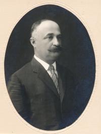 Grandfather Vilém Lederer, approx. 1920