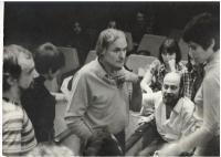 Rehearsal, Fényes szelek,  Huszonötödik Színház, 1971. (Iglódi István, Berek Kati, Jancsó Miklós, Jobba Gabi, Szigeti Károly és Gáspár Zsuzsa)