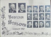 Rodina Syslova, Libkov 1947