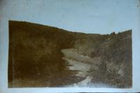 Nocar Ladilav - view from the campsite over the Úterák stream towards the bunger in 1946