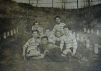 Nocar Ladislav - in the middle of the bottom row, April 1947