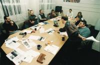 Bystrovová Marta – editioral staff Týden, about 1995