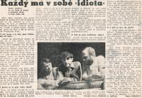 Bystrovová Marta - interview before the premiere 14.6.1969 Sv. Slovo