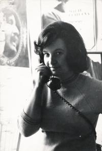 Bystrovová Marta – in the newsroom 1972/1973