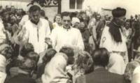 1947 - the first holy mass