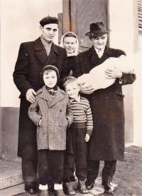 1962 - křtiny nejmladšího syna Františka