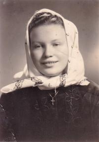 1952 - Julie Záleská, pamětníkova manželka